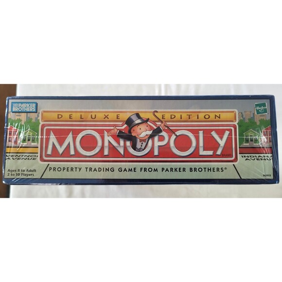 MONOPOLY Deluxe Edition (1998) – Factory Sealed – Vintage Parker Brothers Board - Picture 8 of 8